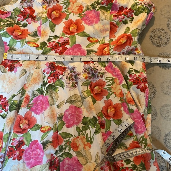 Retro Hearts and Roses 50s Adelaide Roses Swing Dress in Multicolor Size 10 - Picture 7 of 9